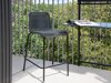 Garten-Barhocker Dallas 3398 (Dunkelgrau)