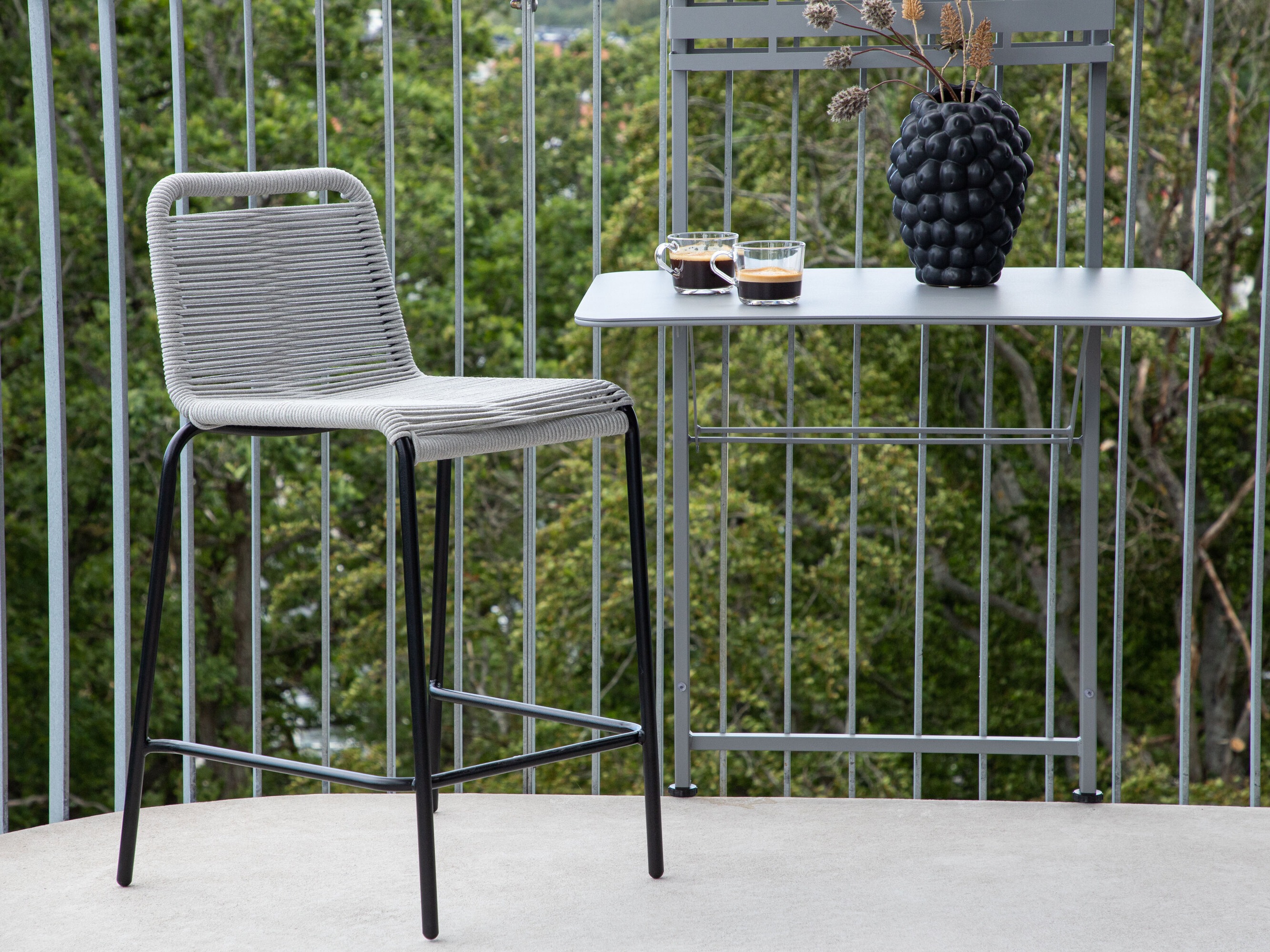 Garten-Barstuhl Dallas 3398 (Hellgrau)