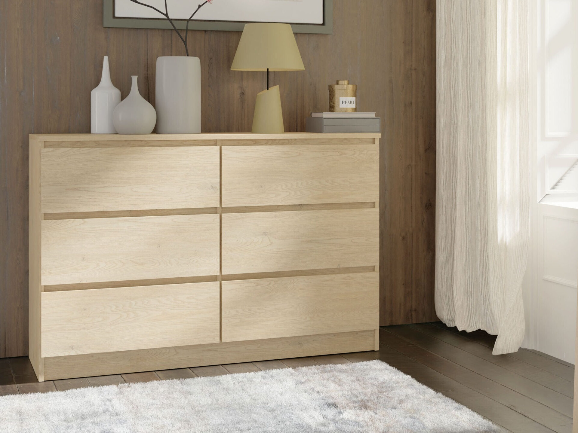 Kommoden Buffalo 196 (Eichenholzoptik)