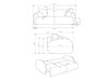 Schlafsofa Kingston 196 (Cremona 70)