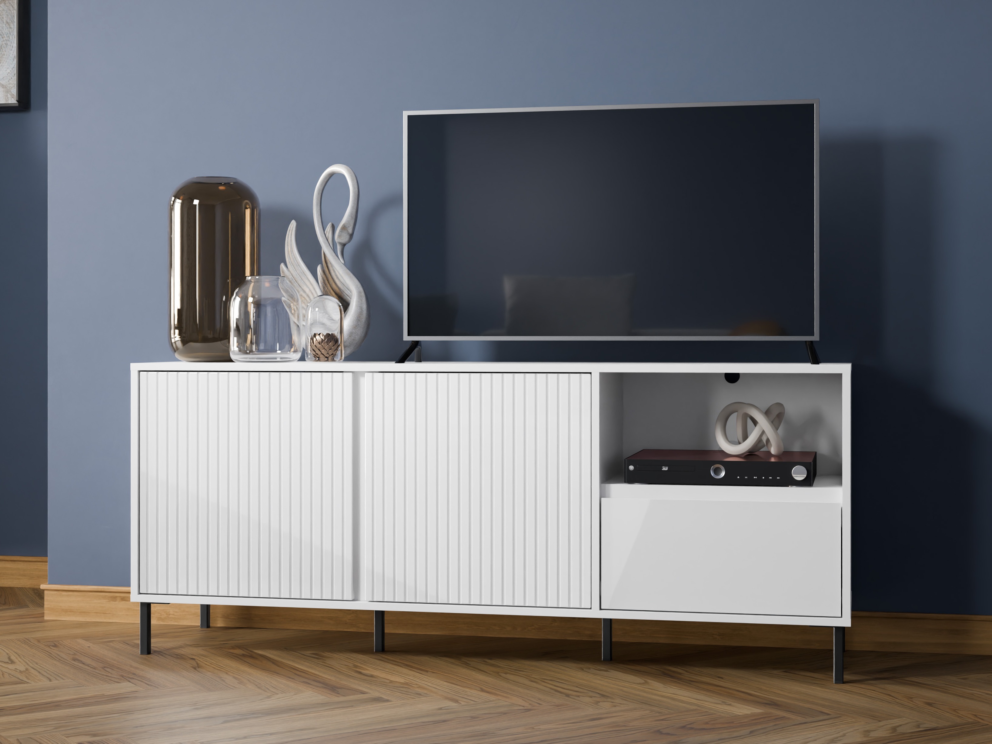 TV-Möbel Ruvrevi 100 (Weiß)