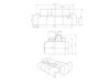 Schlafsofa Kingston 154 (Flow 09)