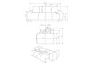 Schlafsofa Kingston 154 (Flow 16)