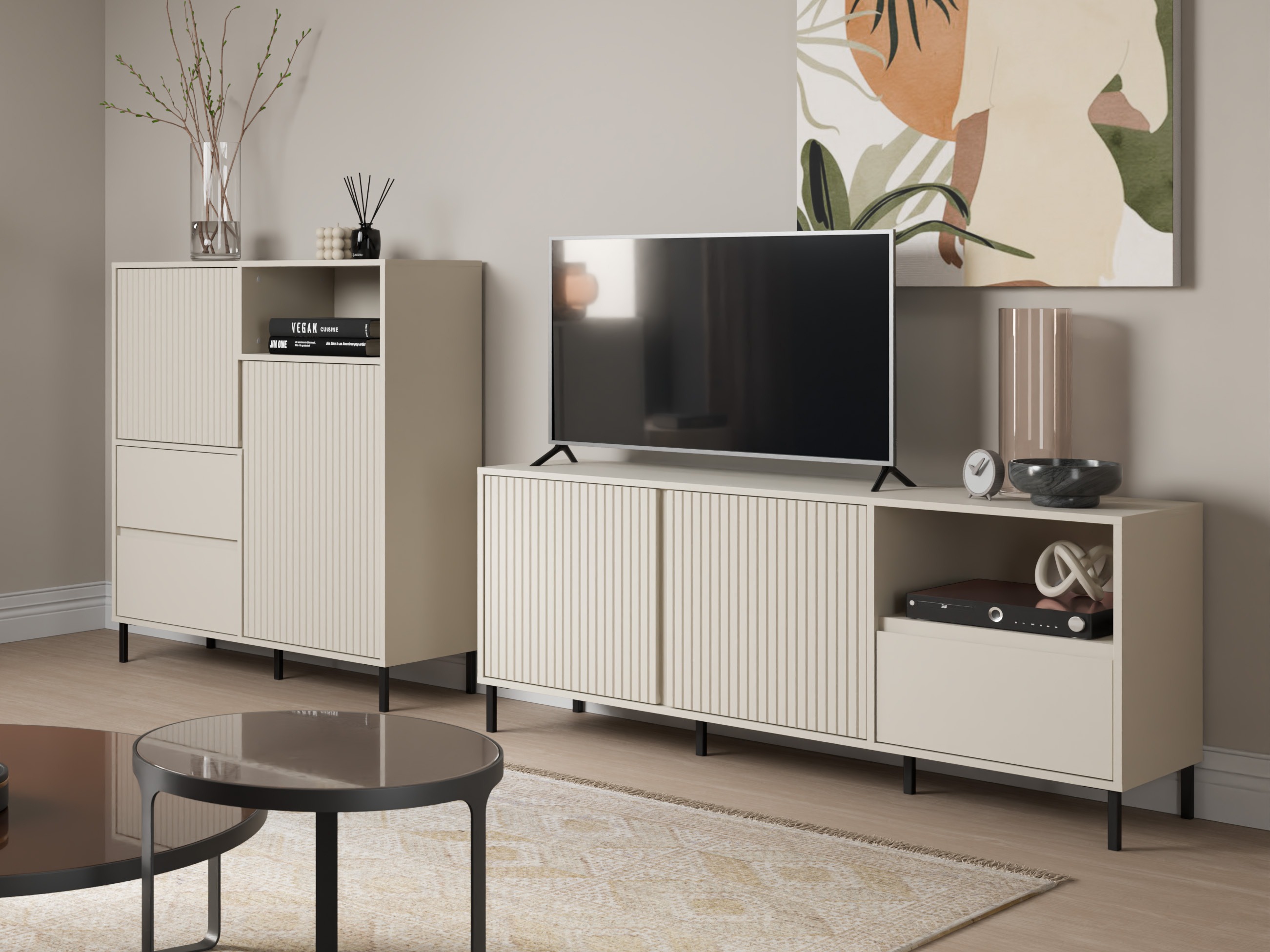 Wohnzimmer-Sets Ruvrevi 106 (Kaschmir)