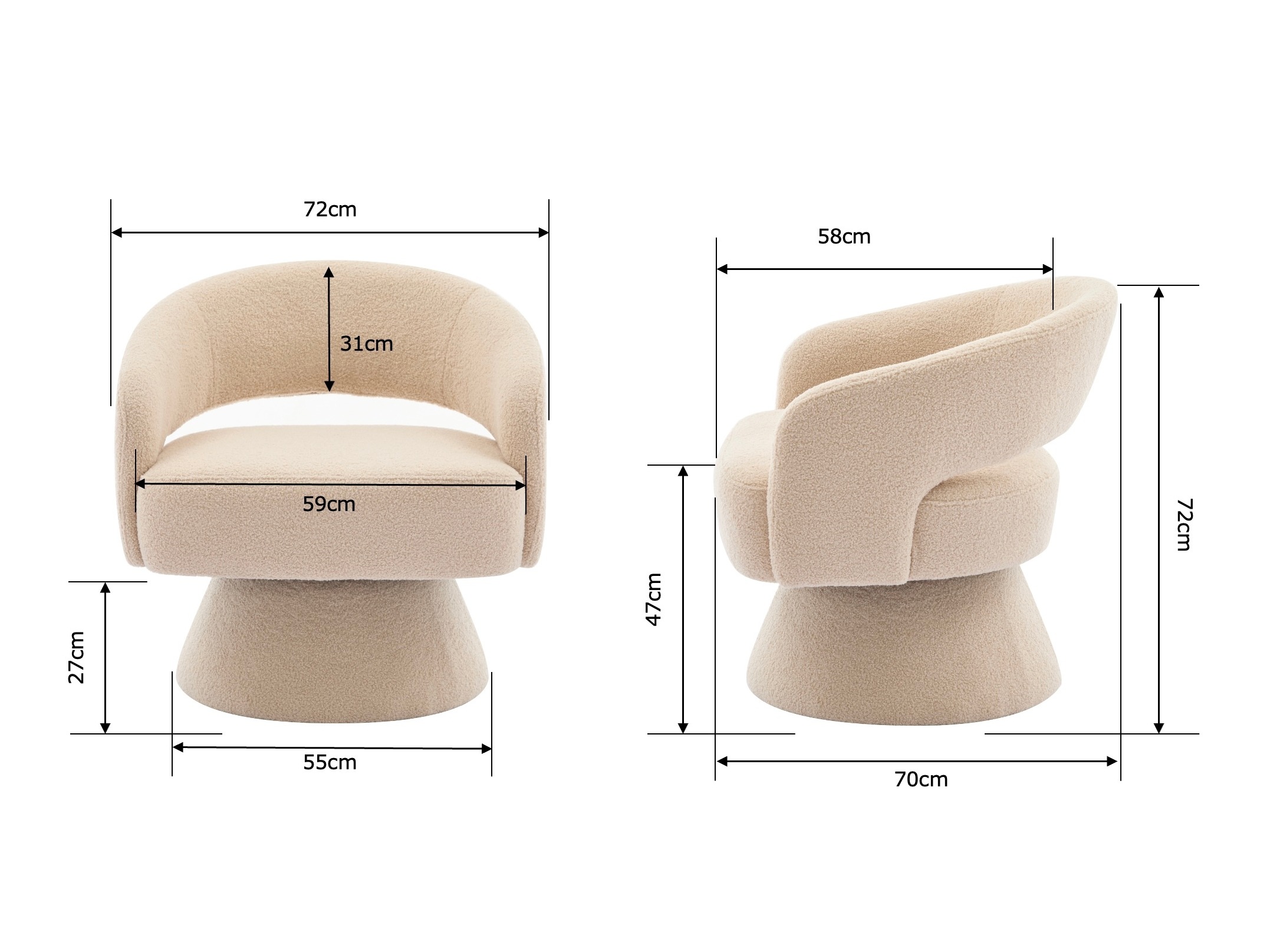 Sessel Comfivo Messis (Grau)