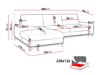 Ecksofa ComfiDream 111 (Verita 03)