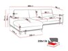 Ecksofa ComfiDream 111 (Verita 88)