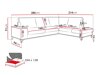 Ecksofa ComfiDream 112 (Verita 03)