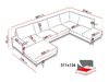Ecksofa ComfiDream 113 (Verita 03)