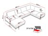 Ecksofa ComfiDream 113 (Verita 28)