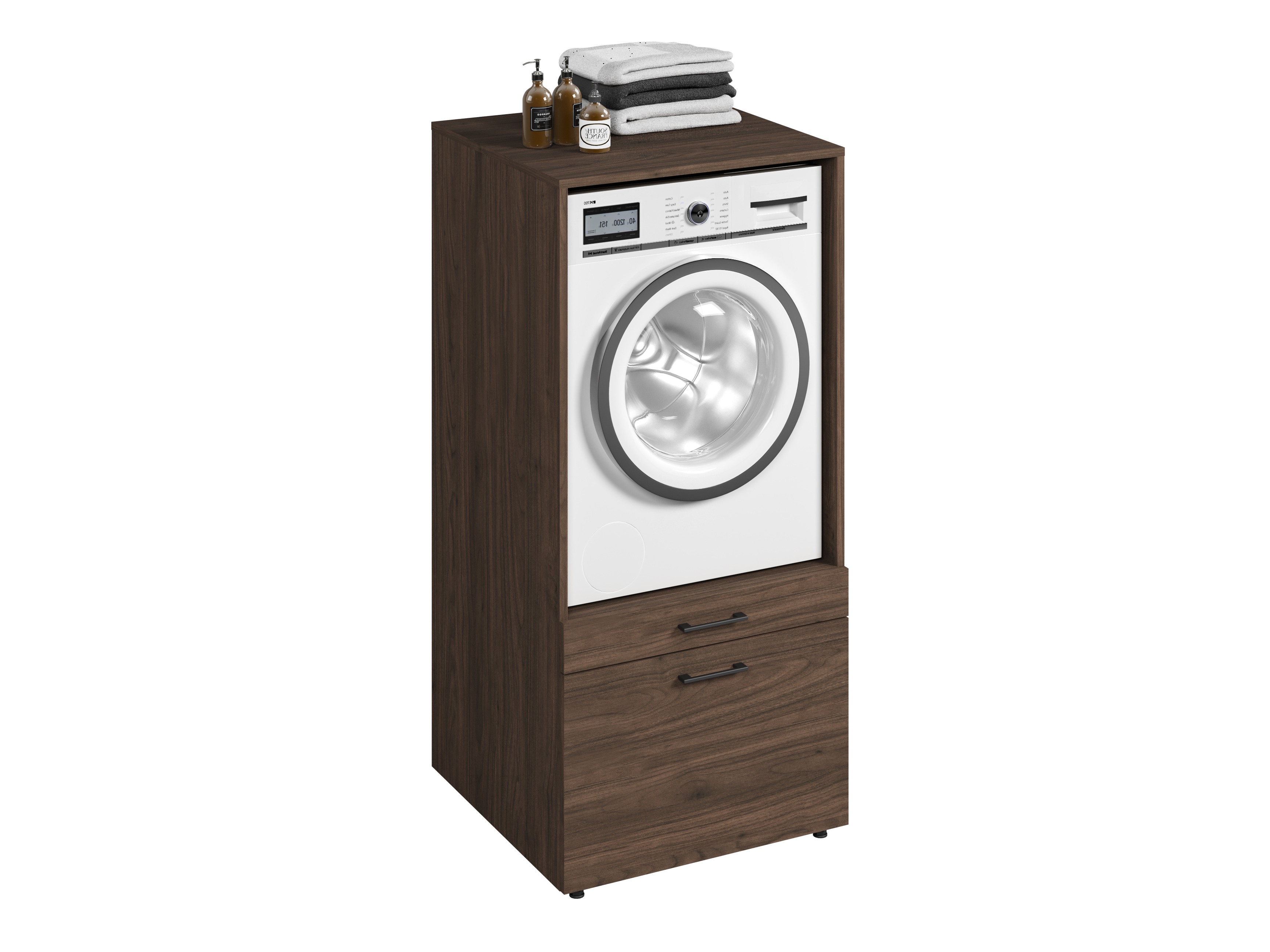 Badezimmer-Regal Austin 377 (Walnussholzoptik)