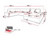 Ecksofa Comfivo 149 (Lux 03)