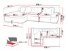 Ecksofa Comfivo 151 (Lux 03)