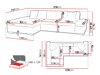 Ecksofa Comfivo 151 (Lux 03)