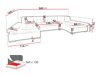 Ecksofa Comfivo 240 (Zoya 03)