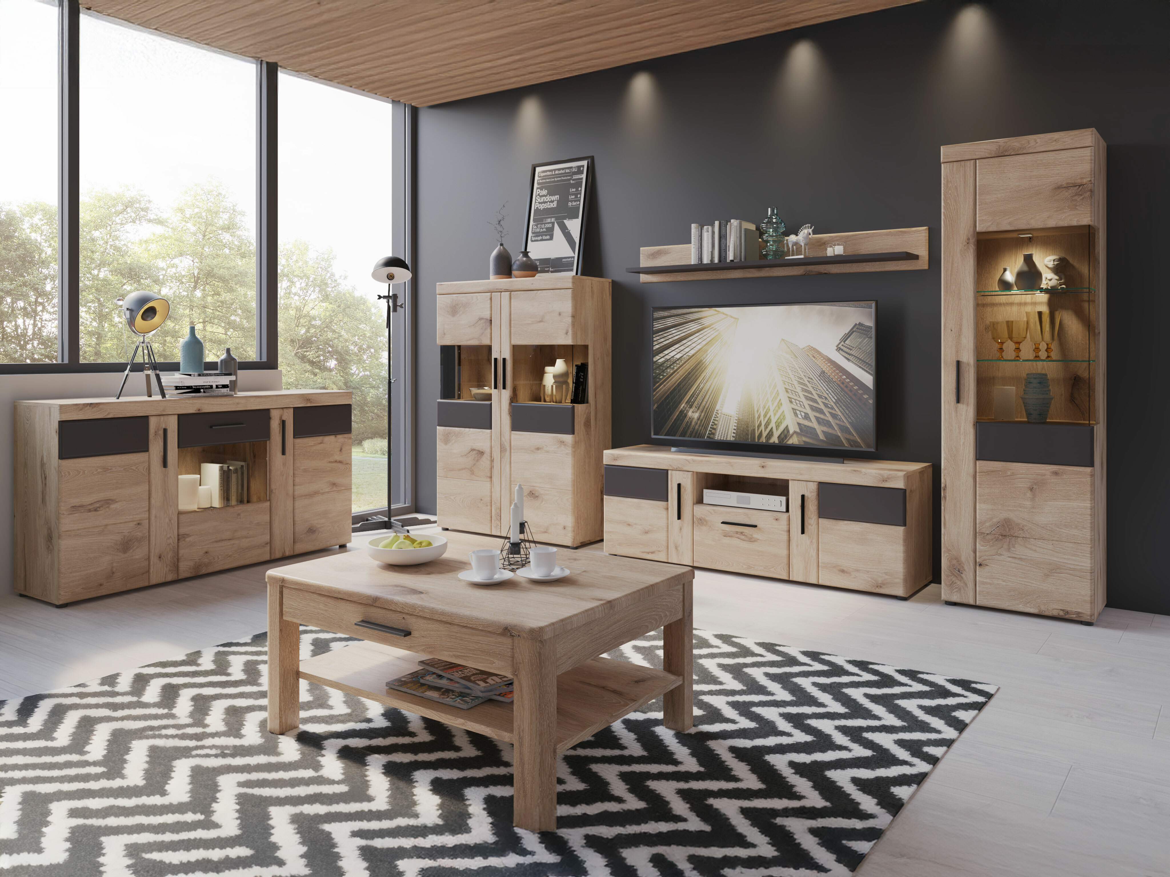 Wohnzimmer-Sets Tivodea 121