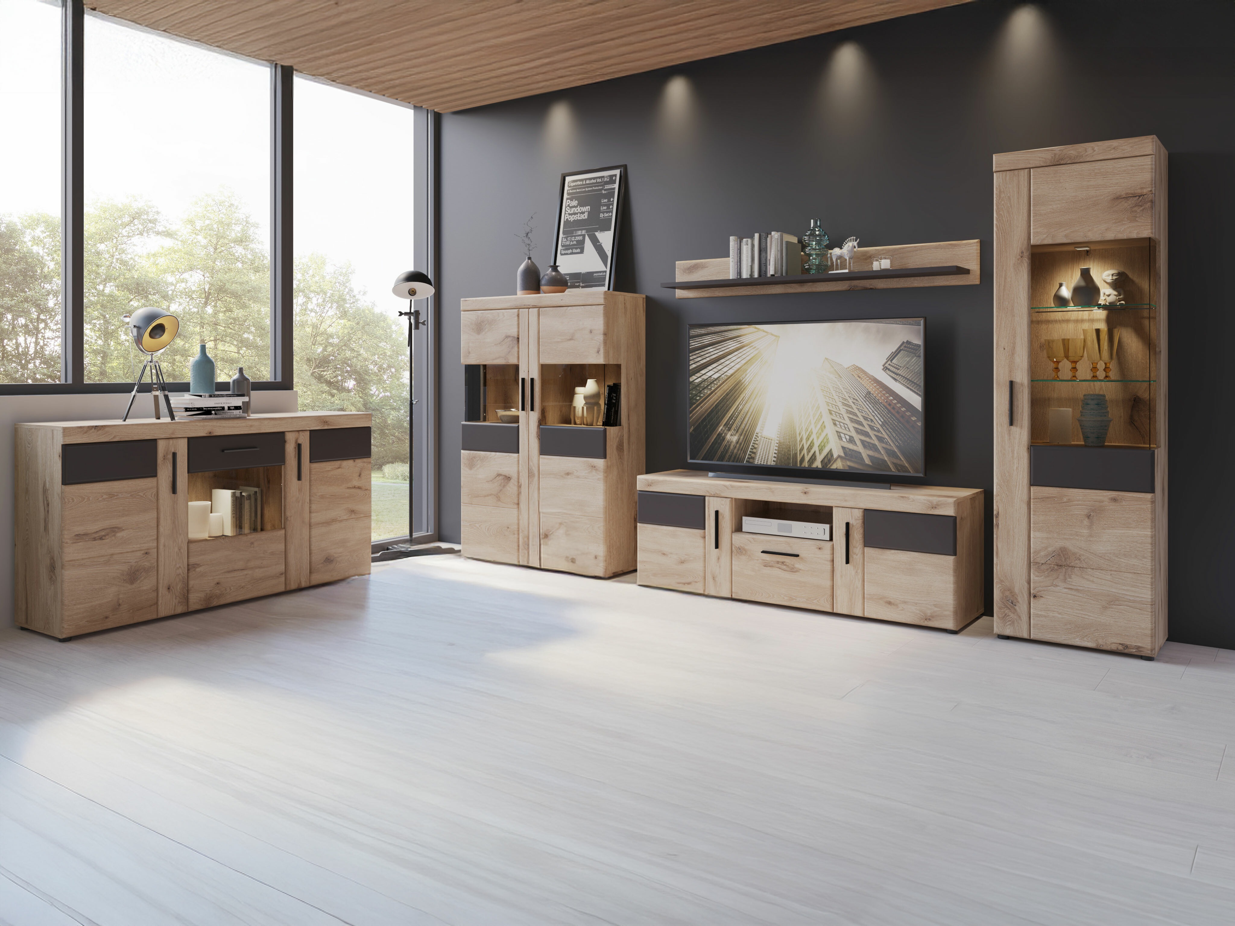 Wohnzimmer-Sets Tivodea 122 (Ja)