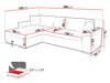 Ecksofa Comfivo 129 (Lux 03)