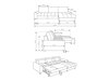 Ecksofa Kingston 199 (Links)