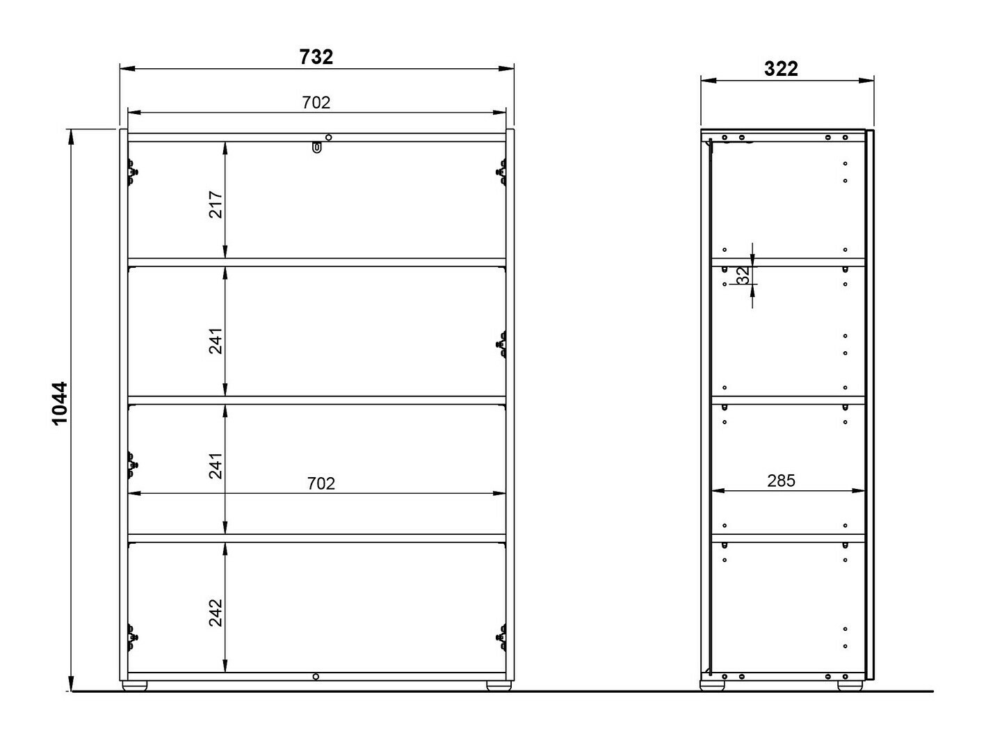 Flurgarnitur Lircamu 103 (Staubiges Grün)