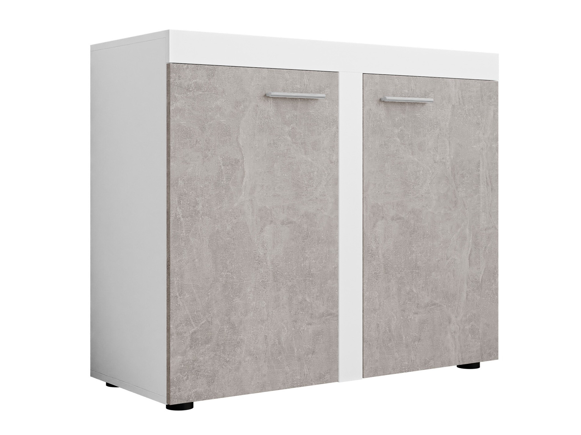 Sideboard Tucson 120 (Weiß + Beton)