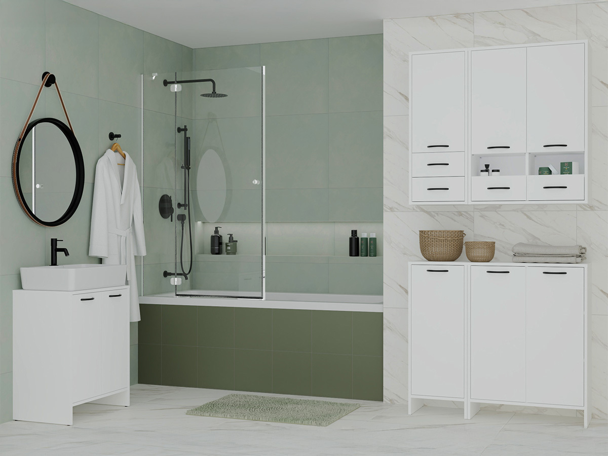 Wandhängeschrank für Badezimmer Servou 105