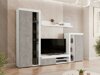 Wohnzimmer-Sets Tucson 103 (Weiß + Beton)