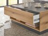 Couchtisch Elbsori 123 (Eichenholzoptik + Anthrazit)