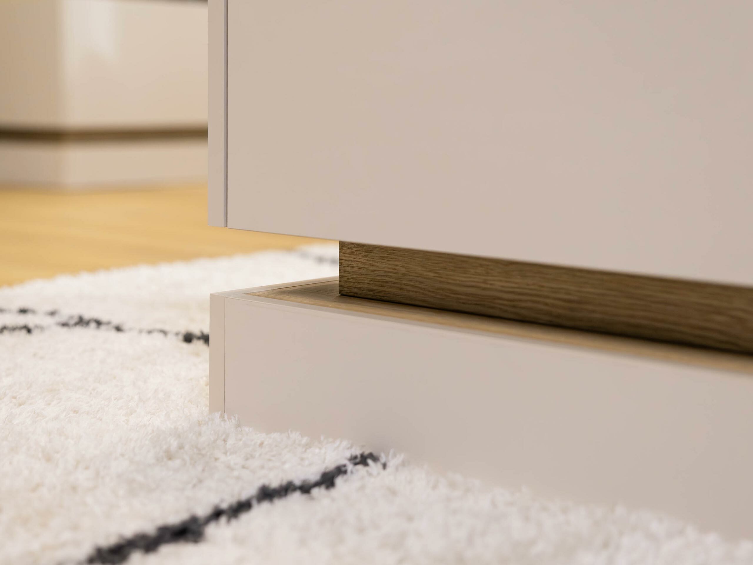 Sideboard Comfivo Tilia (Hellbraun + Eichenholzoptik)