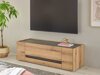 TV-Möbel Elbsori 114 (Eichenholzoptik + Anthrazit)