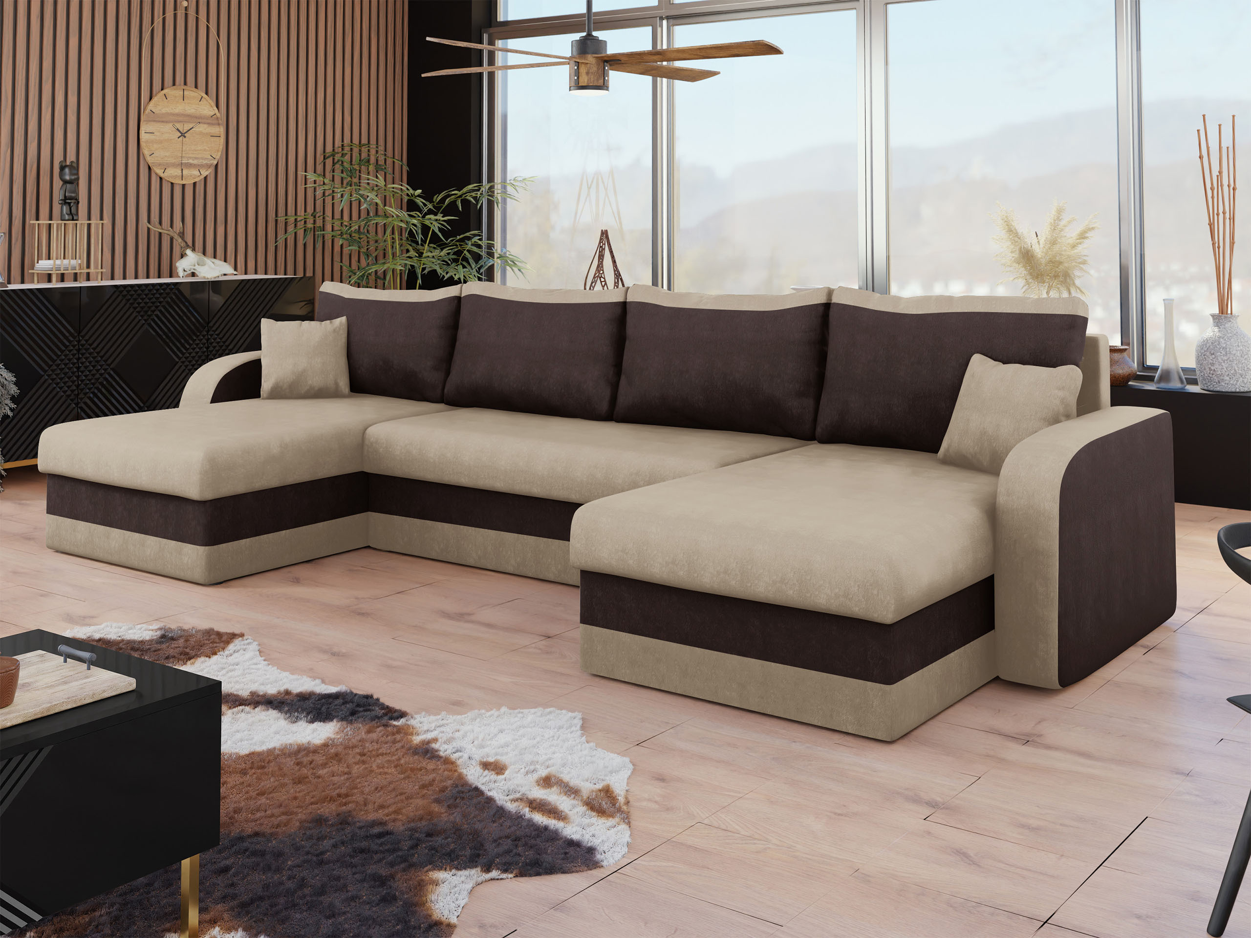 Ecksofa Comfivo 233 (Alova 07 + Alova 68)