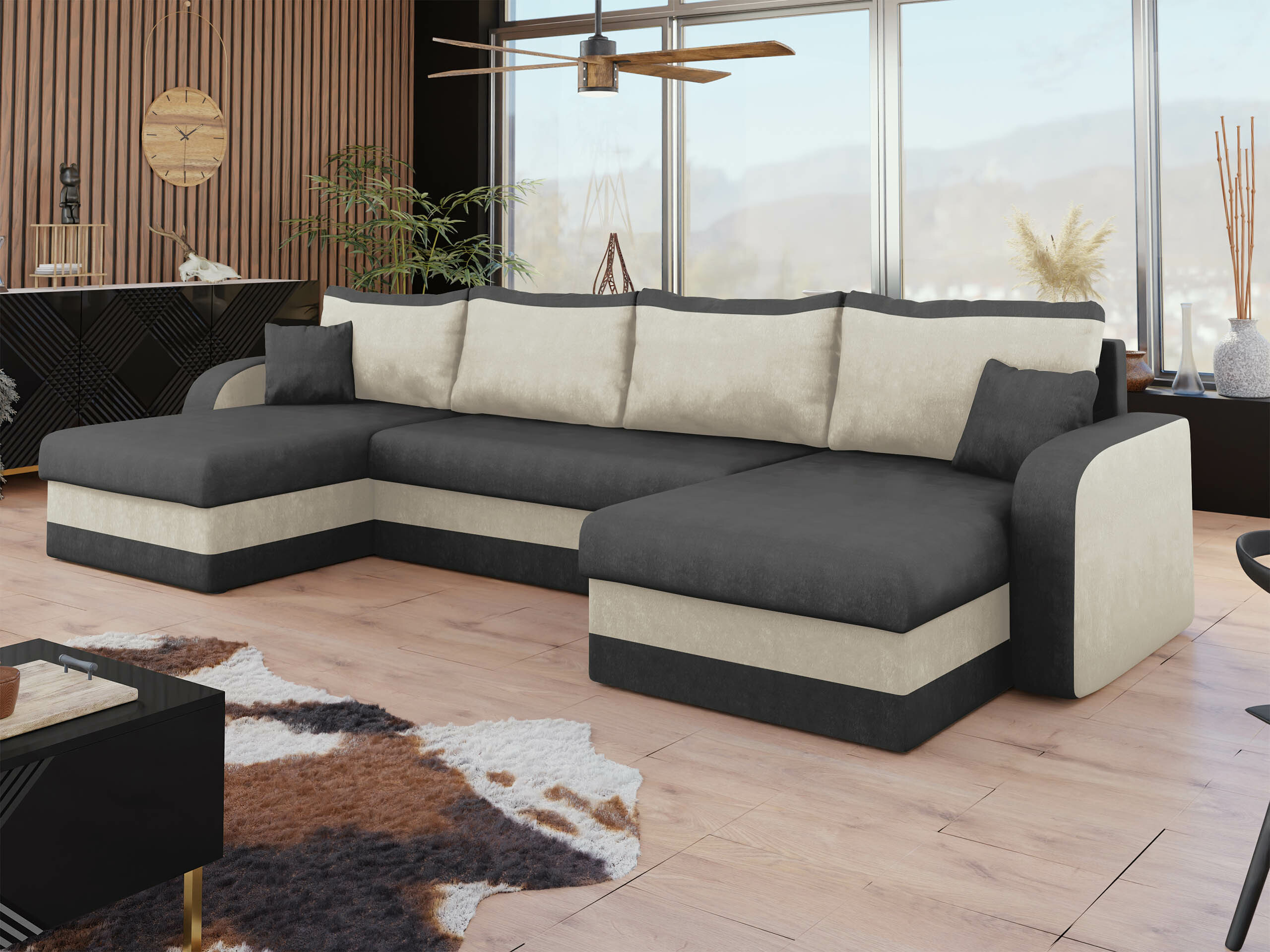 Ecksofa Comfivo 233 (Alova 36 + Alova 71)