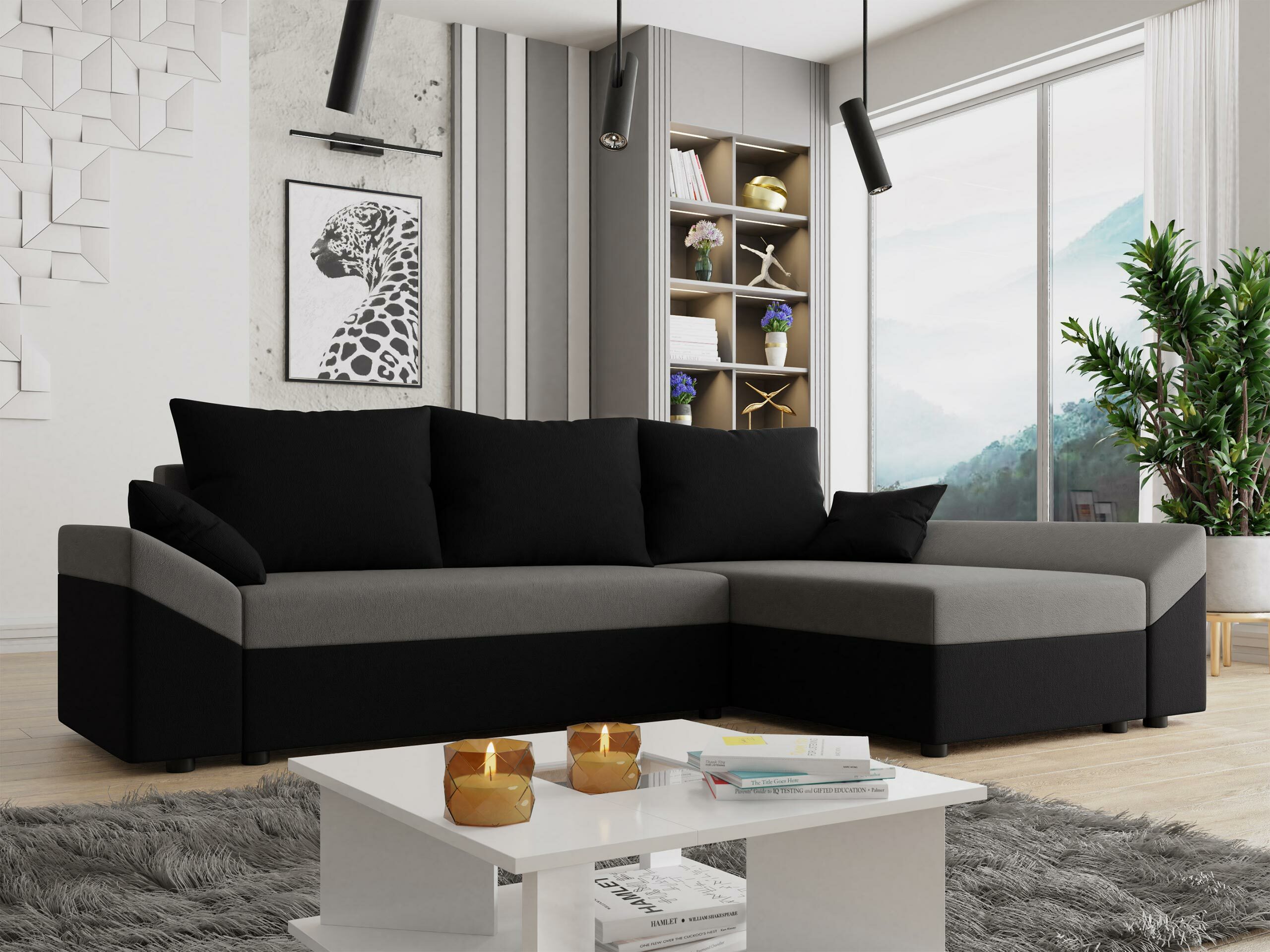 Ecksofa Memphis 104 (Alova 04 + Alova 36)