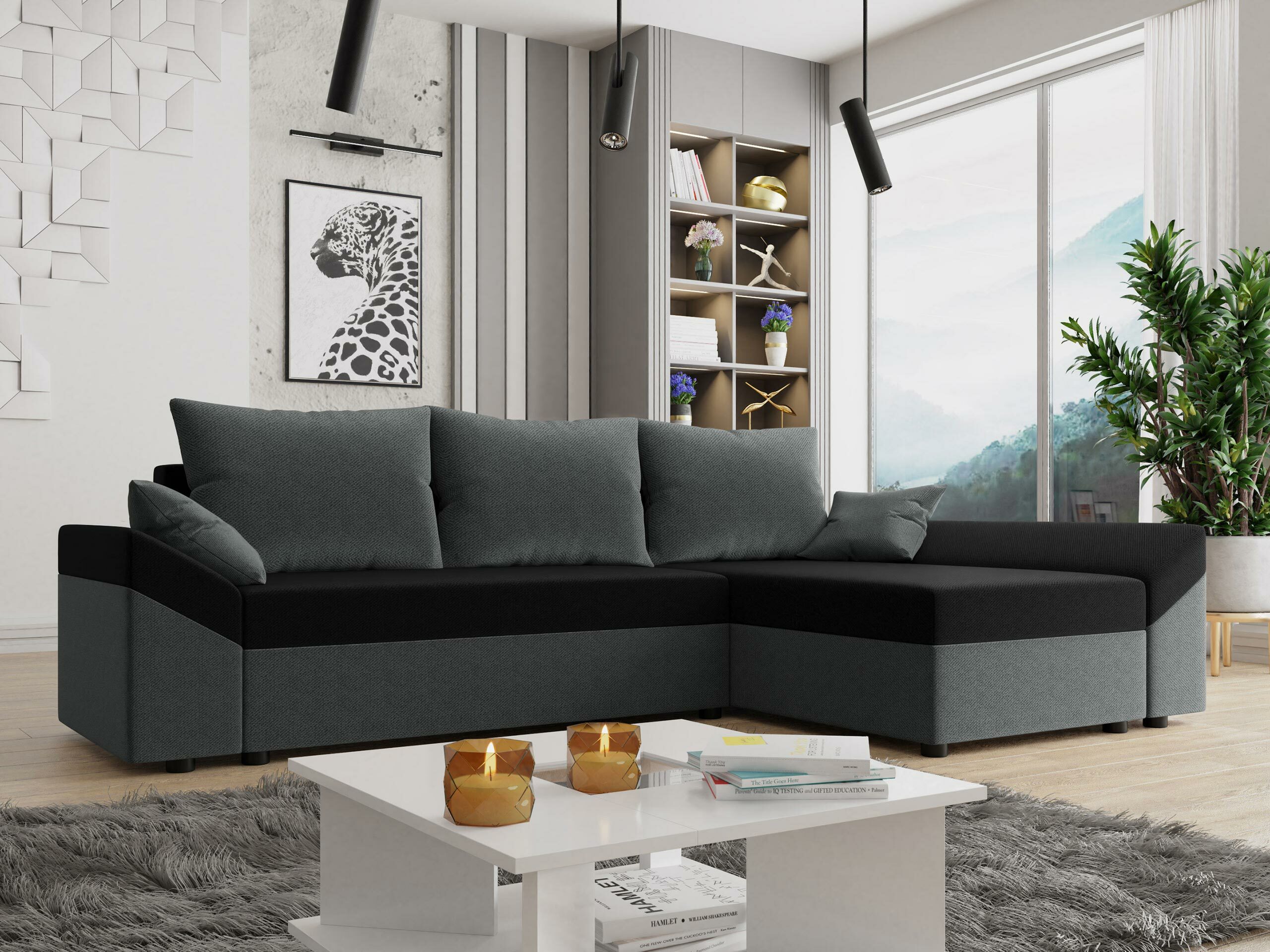 Ecksofa Memphis 130 (Paros 06 + Kronos 07)