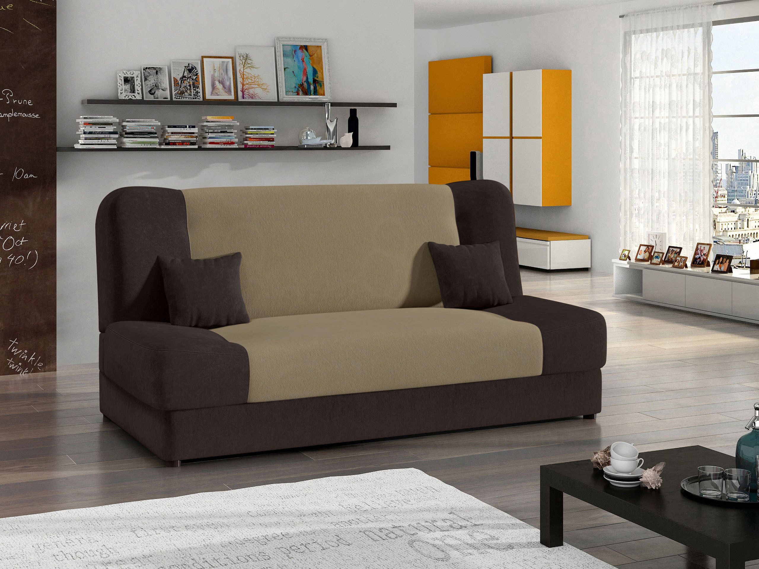 Schlafsofa Comfivo 124 (Alova 07 + Alova 68)
