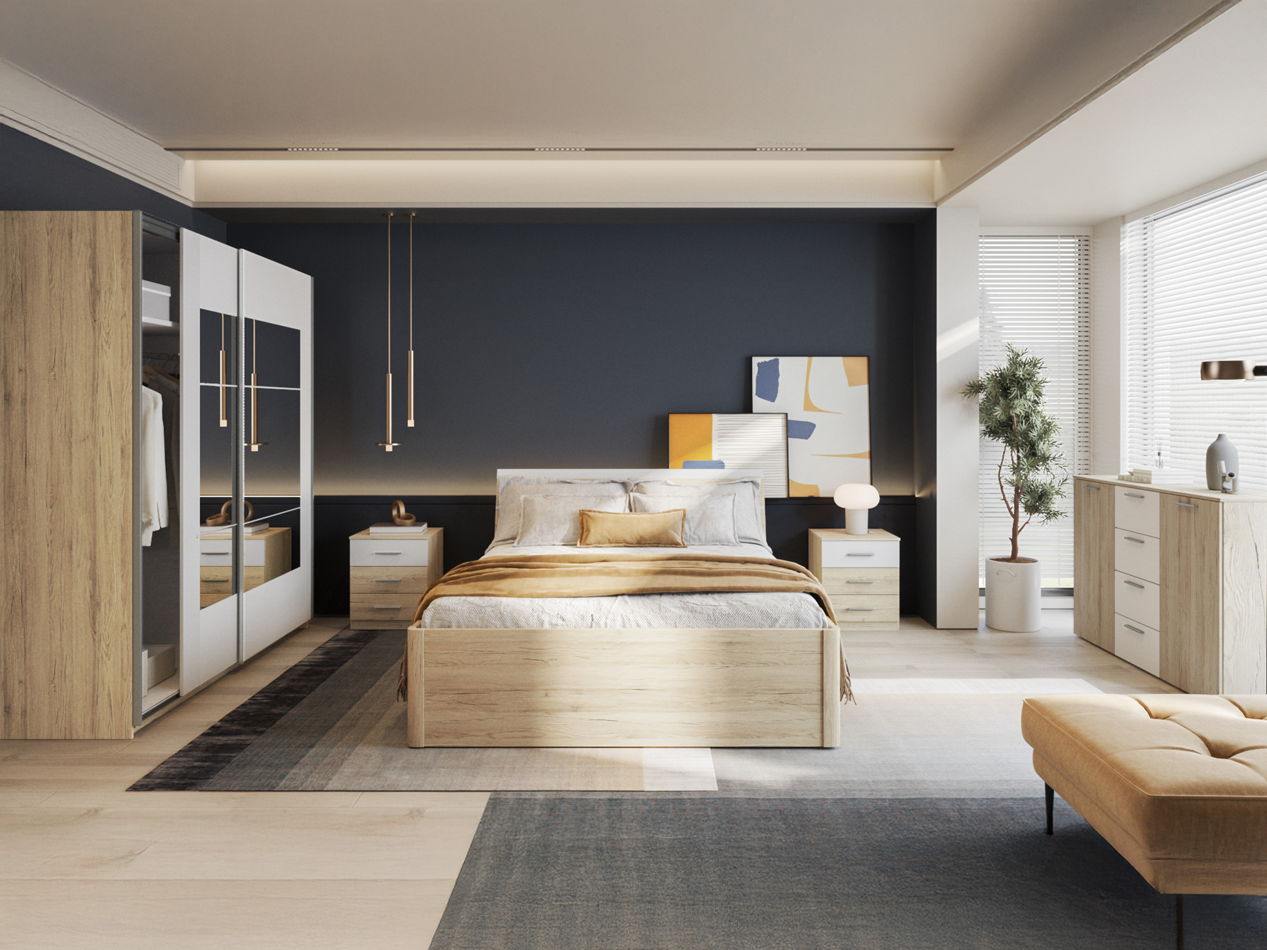 Schlafzimmer-Set Melvele 104