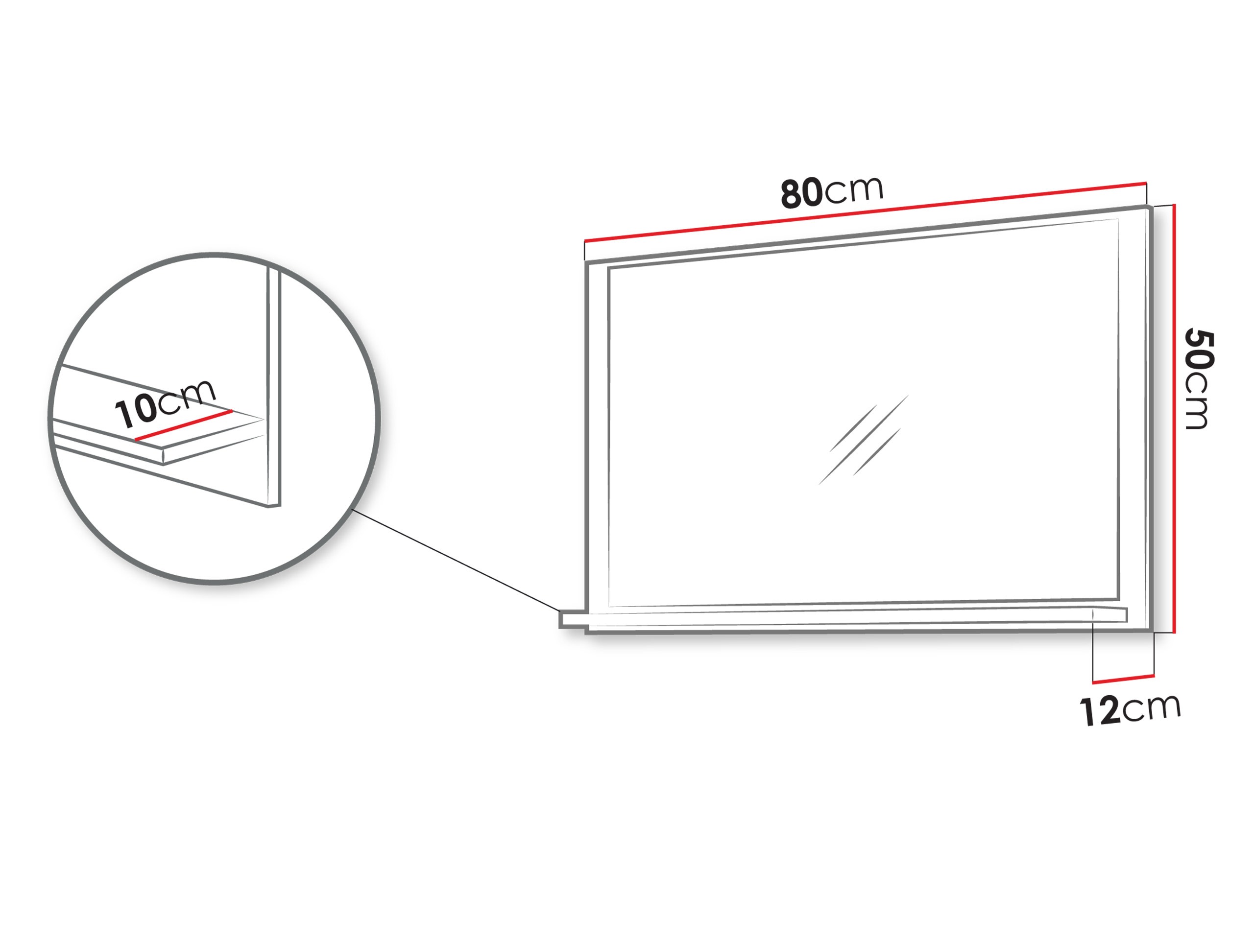 Badspiegel Sodalis (Kaschmir)