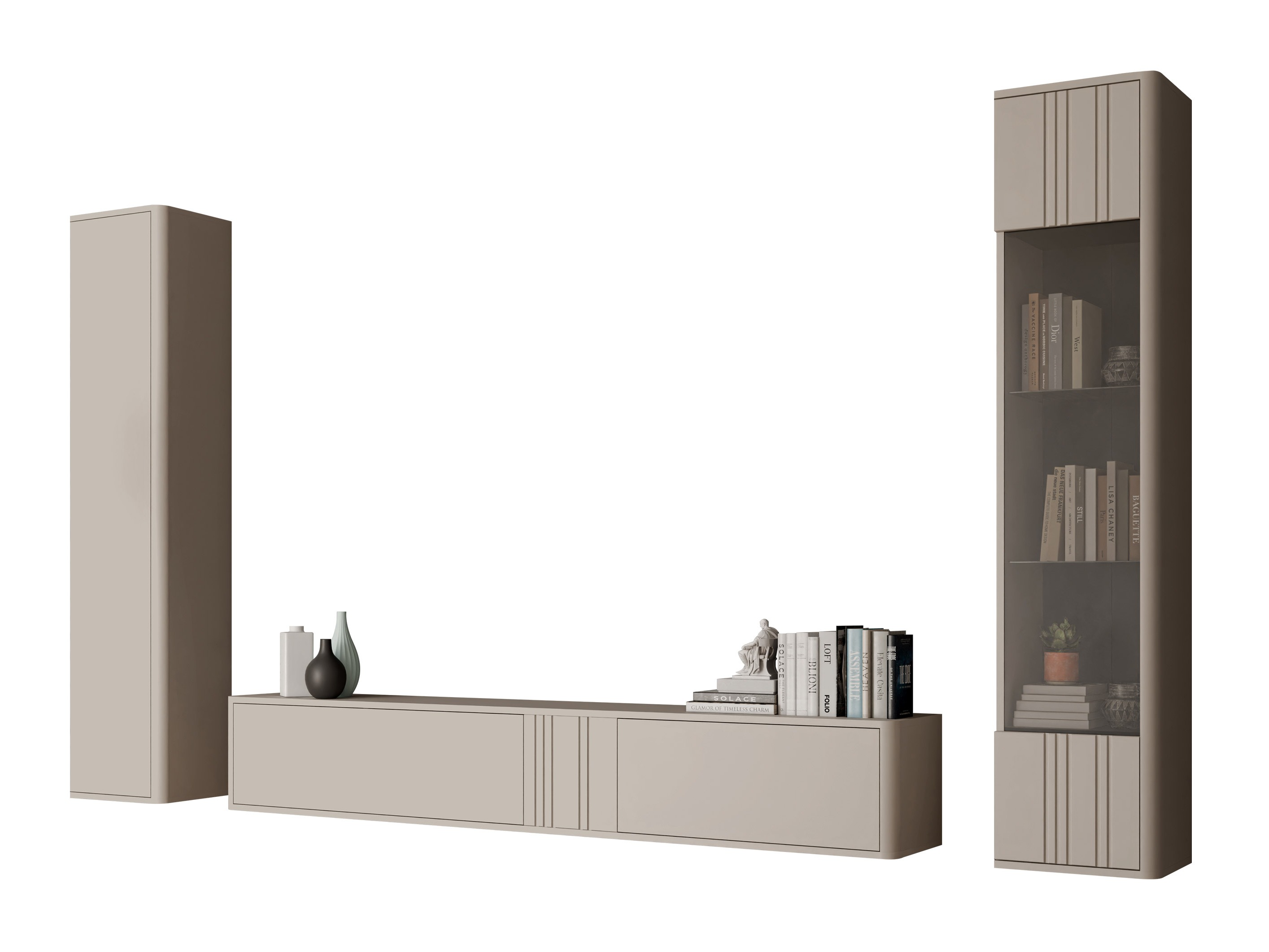 Wohnzimmer-Sets Dormele 120 (Kaschmir)