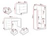 Heimbüro-Set Comfivo Larmire 123 (Kaschmir)