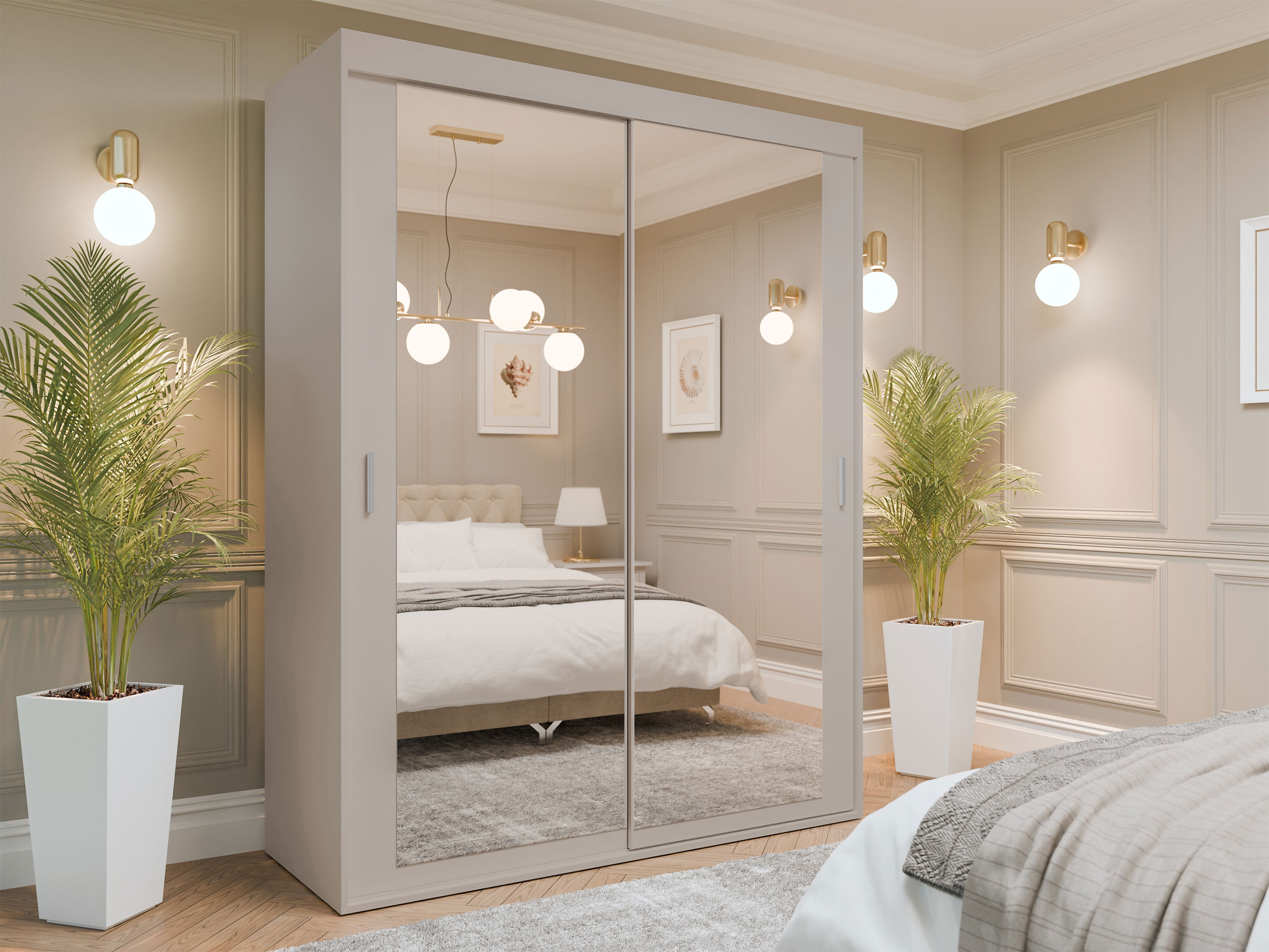 Kleiderschrank Cosmes (Kaschmir)