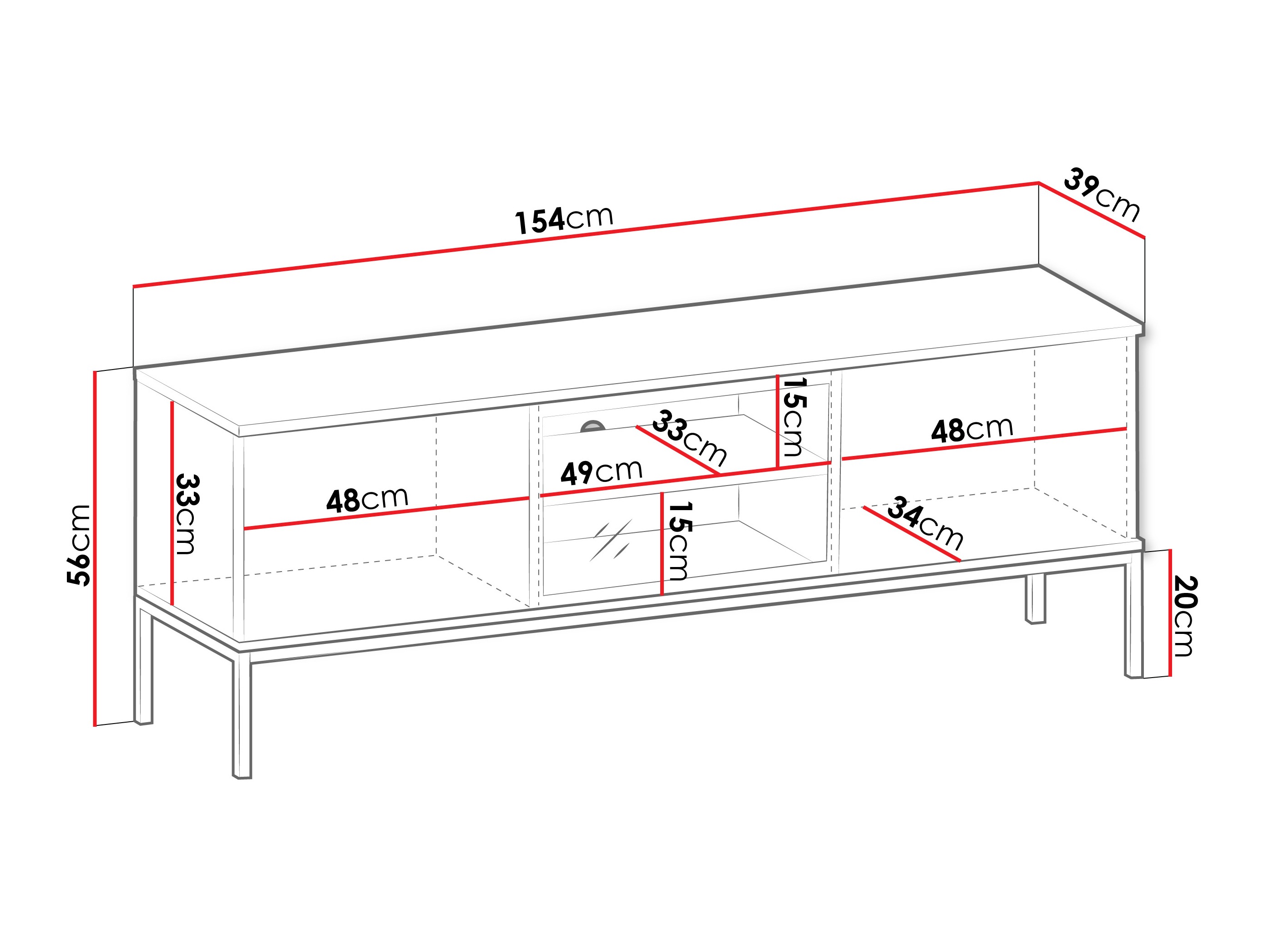 TV-Möbel Soferi 111 (Kaschmir)