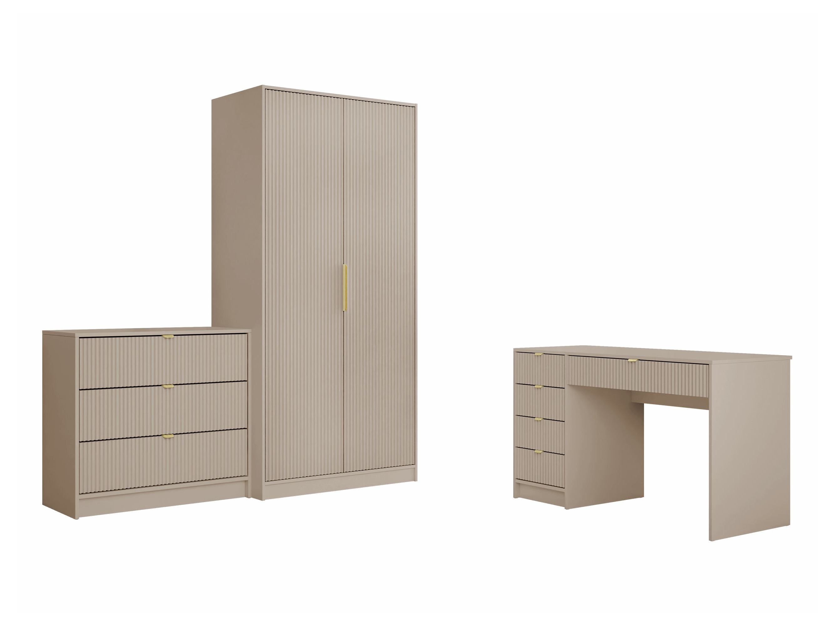 Heimbüro-Set Comfivo Larmire 123 (Beige)