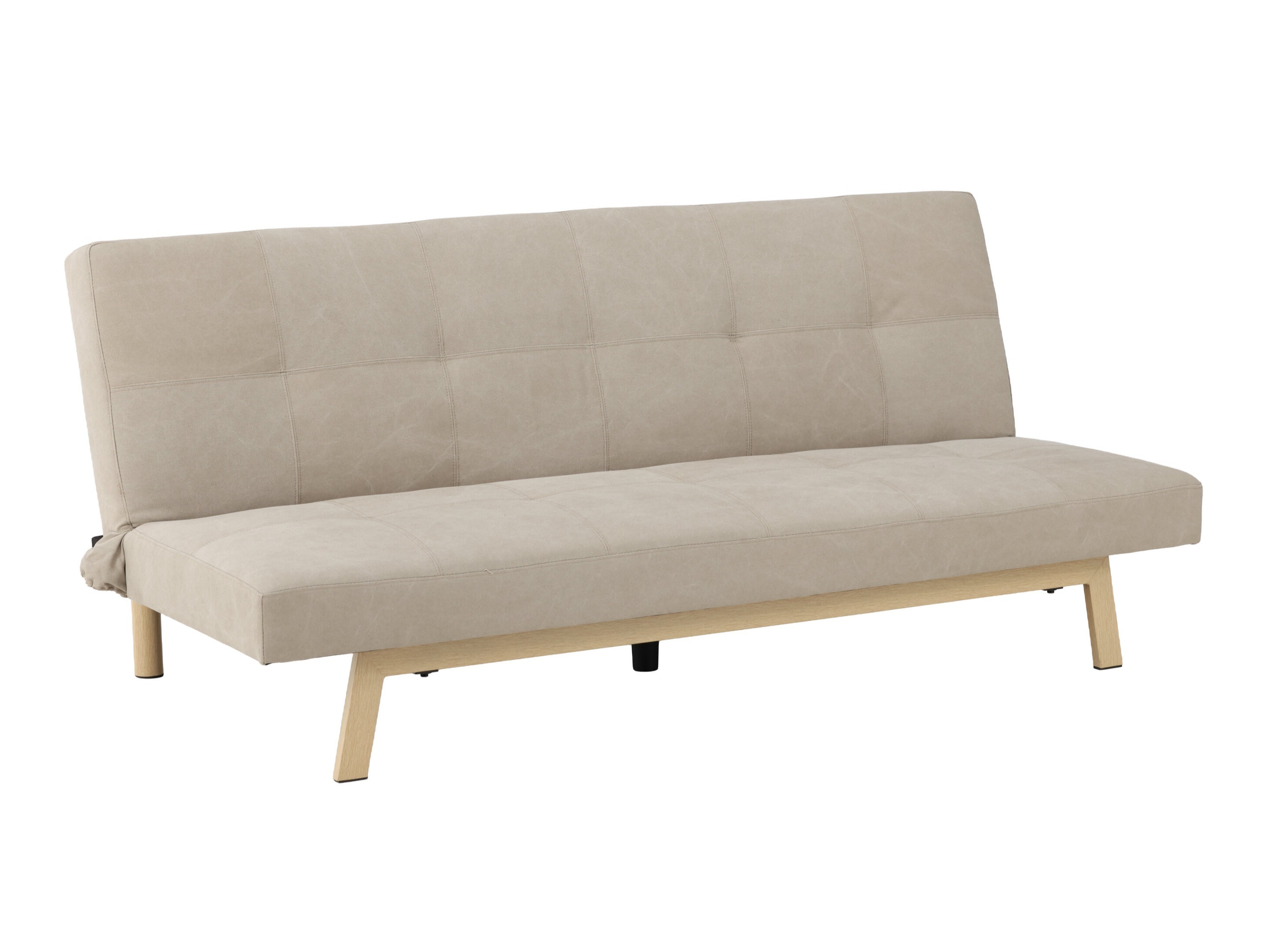 Schlafsofa Dallas 1710 (Beige + Eichenholzoptik)