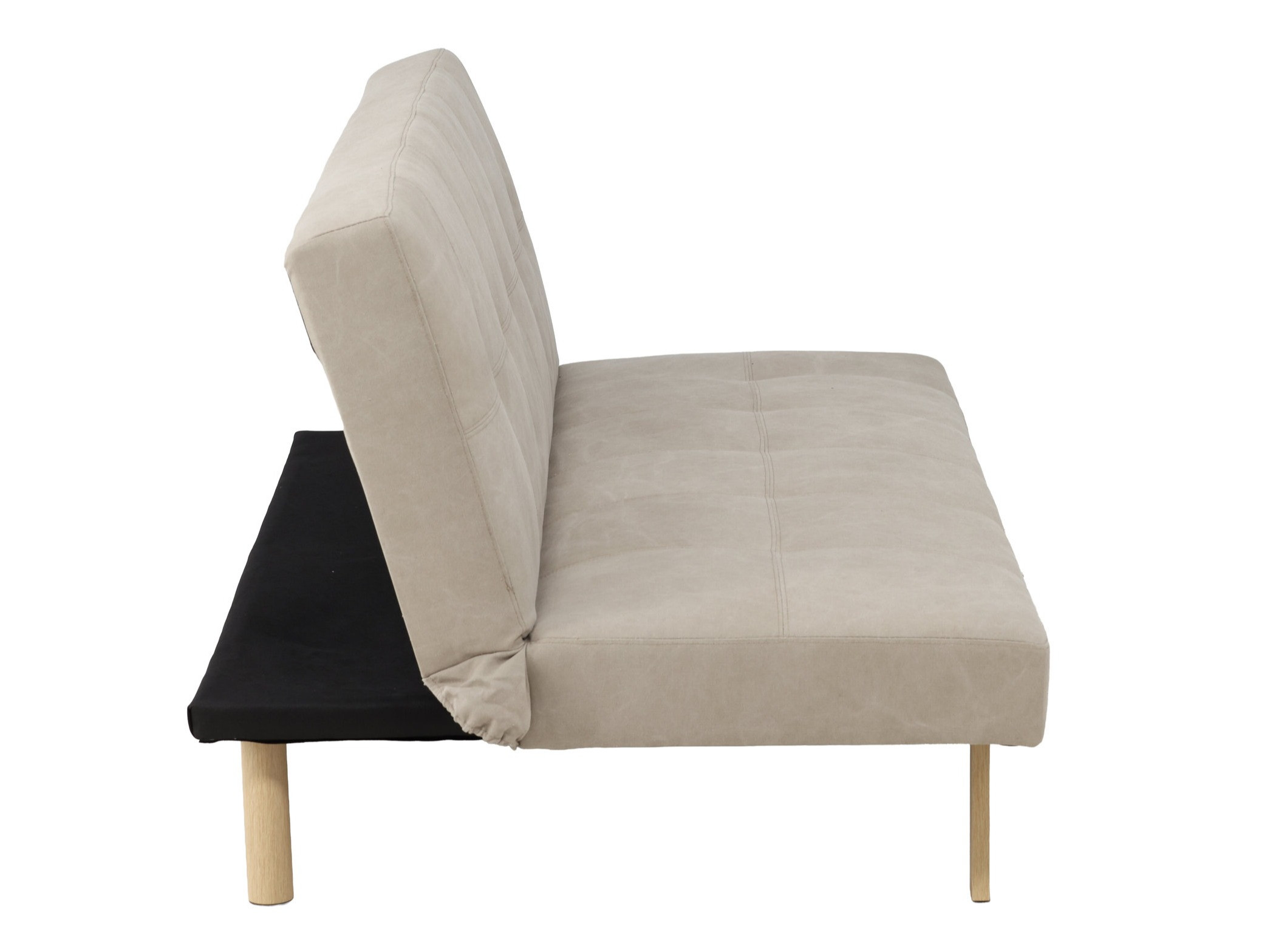 Schlafsofa Dallas 1710 (Beige + Eichenholzoptik)
