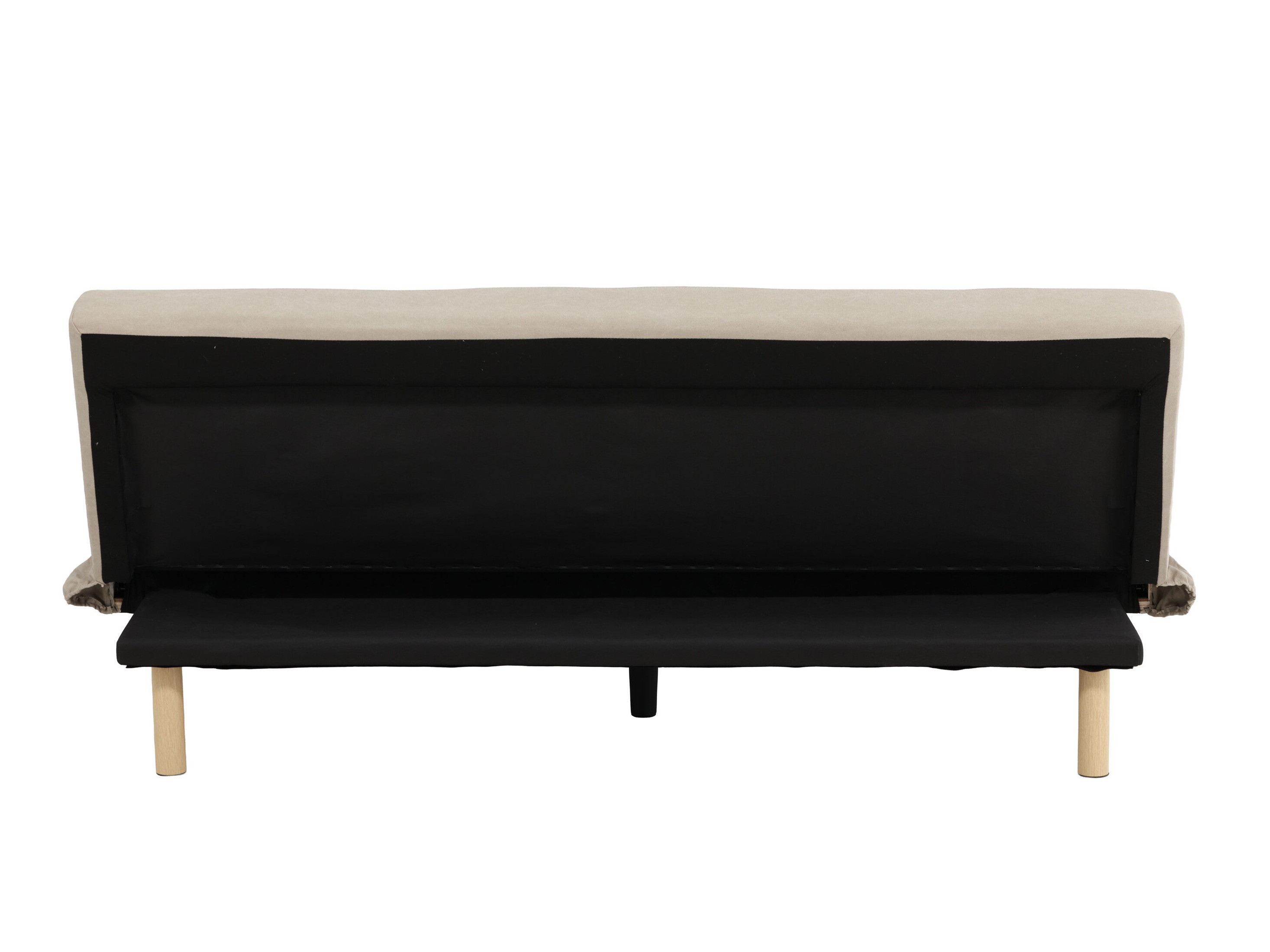 Schlafsofa Dallas 1710 (Beige + Eichenholzoptik)