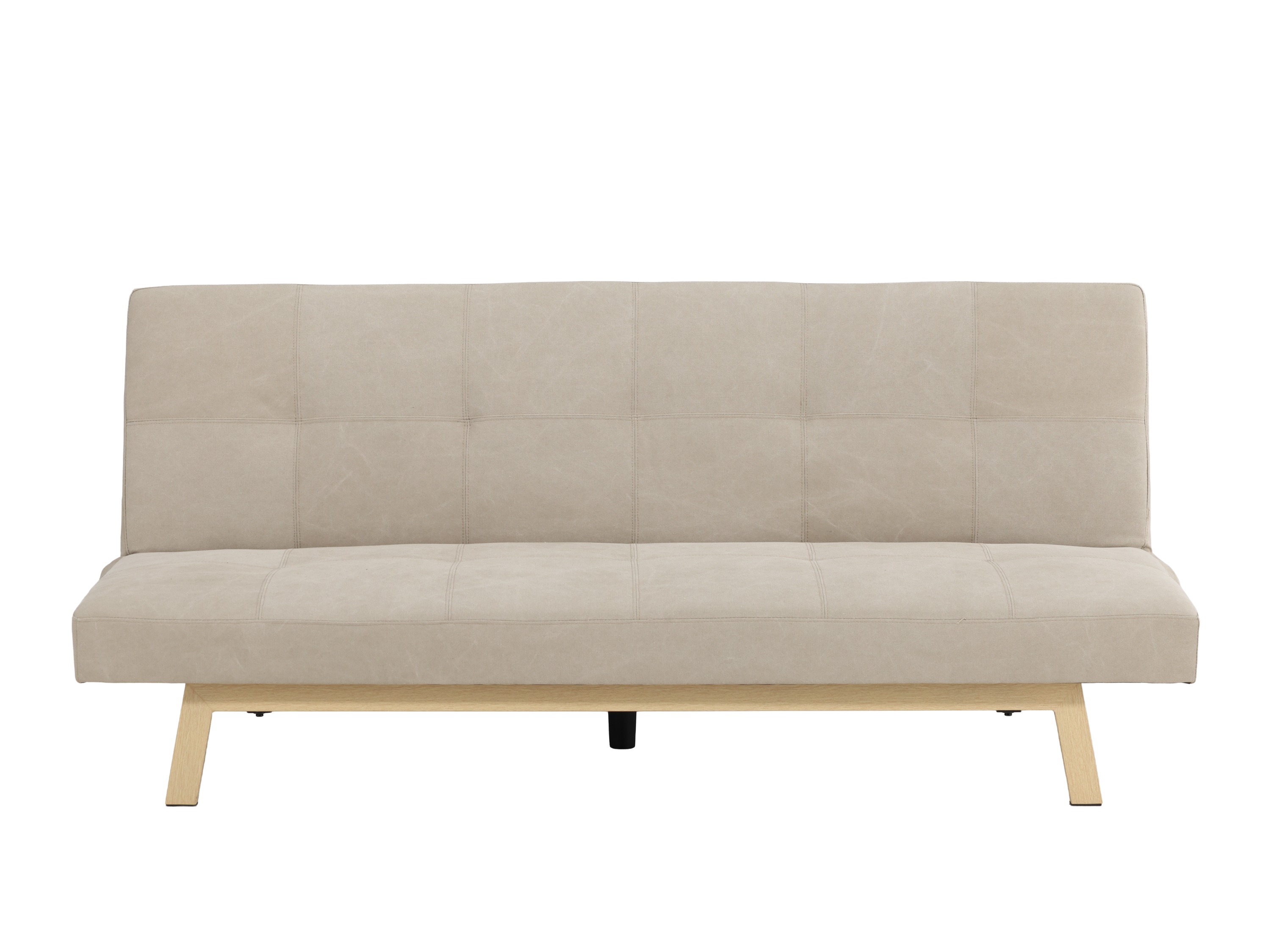 Schlafsofa Dallas 1710 (Beige + Eichenholzoptik)