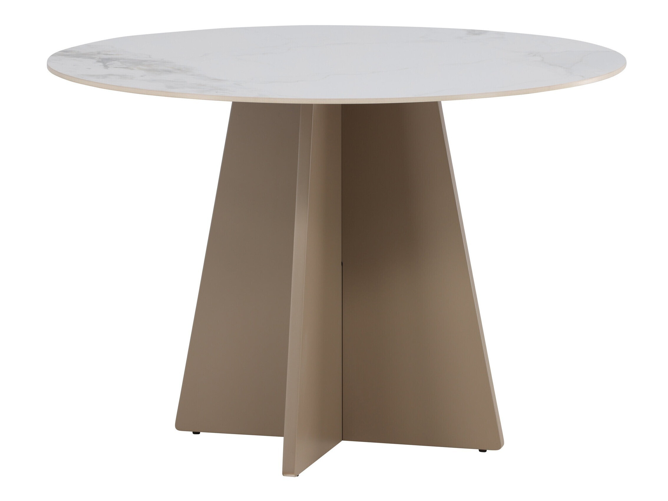Tisch Dallas 4451 (Weißer Marmor + Beige)