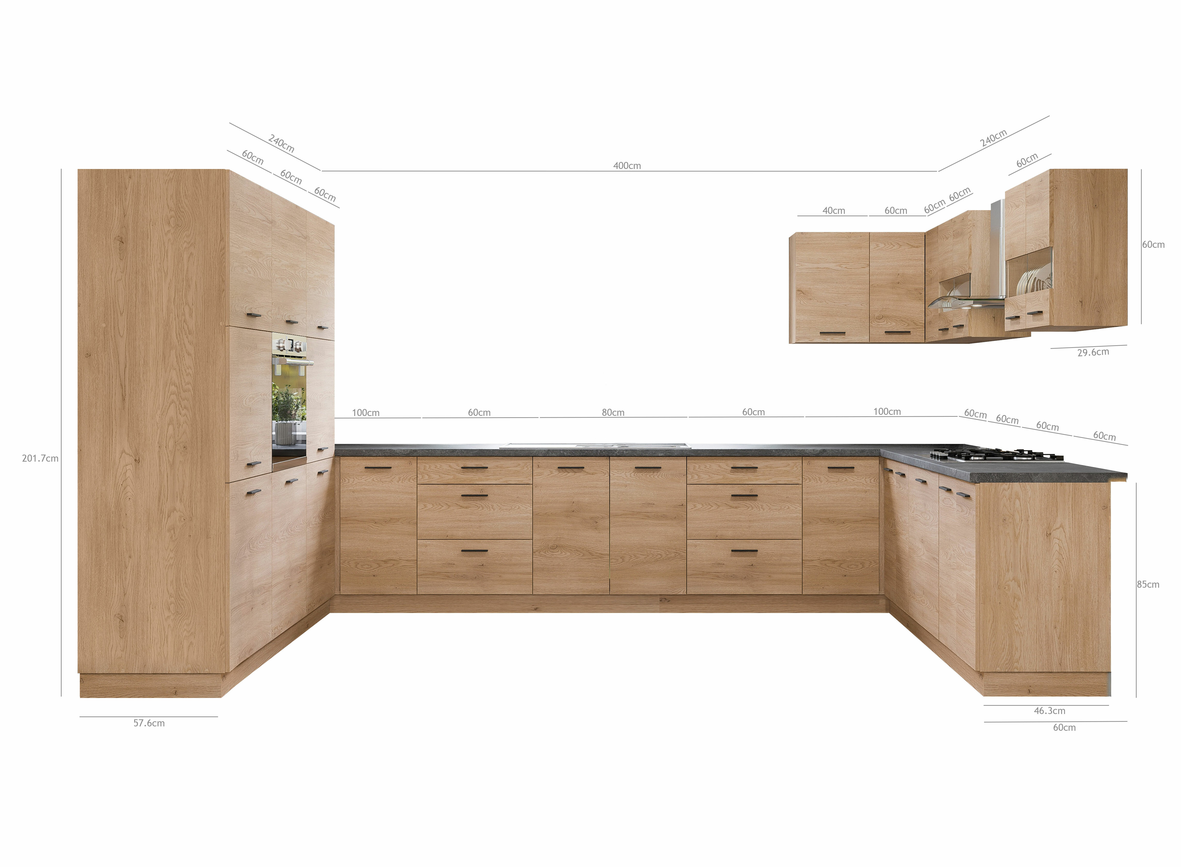 Modulares Küchenset Ati Torro 133