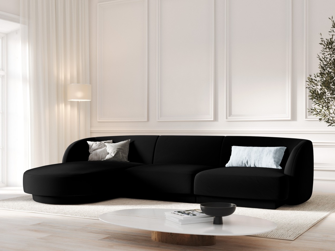 Modulares Ecksofa Tivlomi 102 (Bluvel 19)