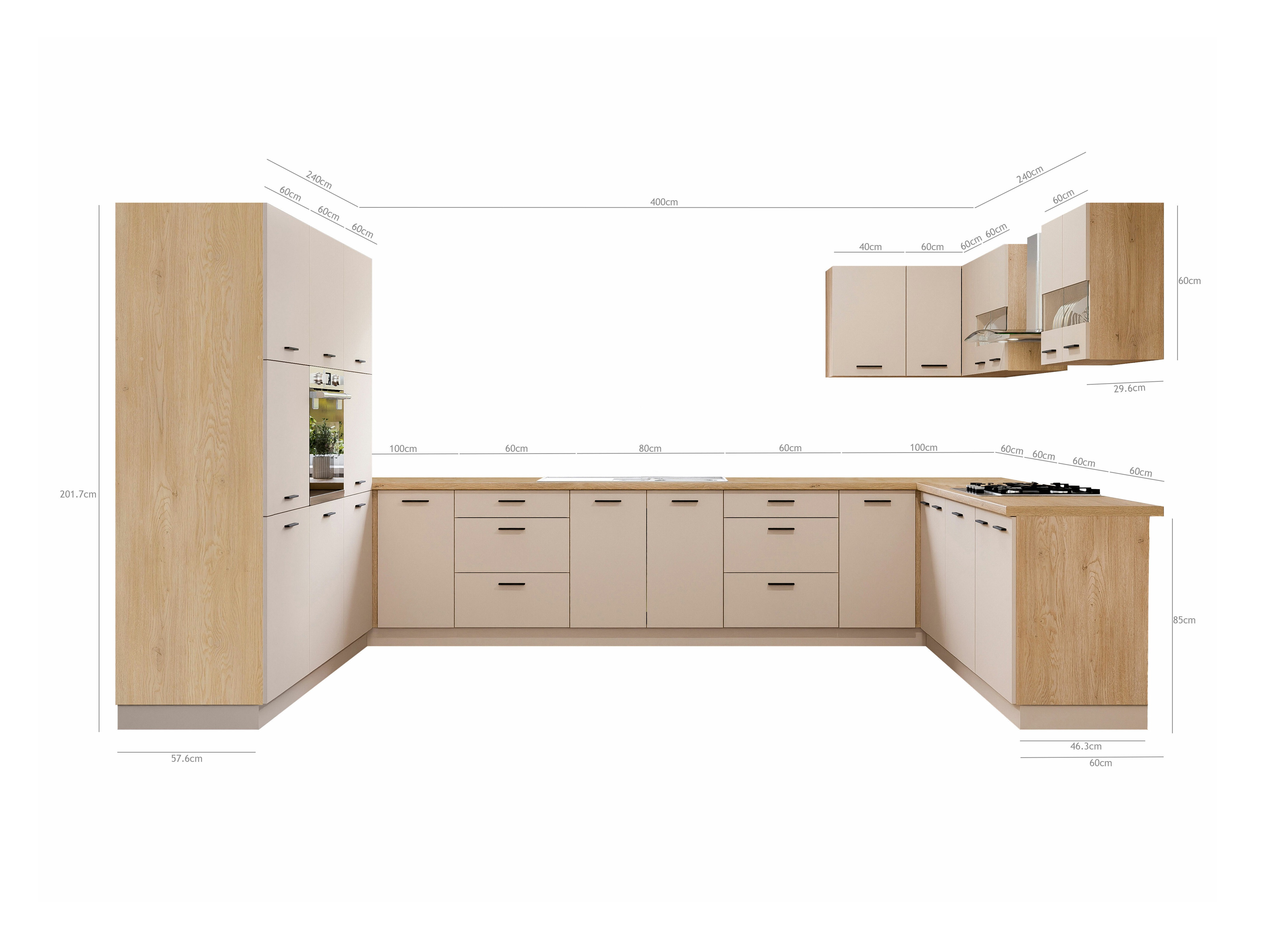 Modulares Küchenset Ati Cashmere 134